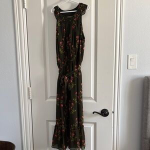 J.Crew Point Sur Floral Sleeveless Maxi Dress